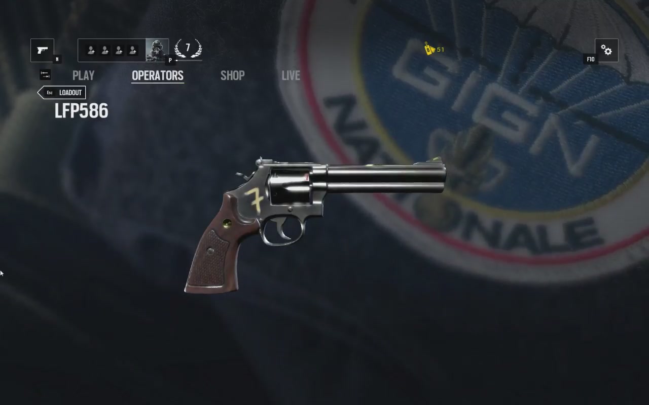 Firearm - LFP586 (Smith & Wesson Model 586)